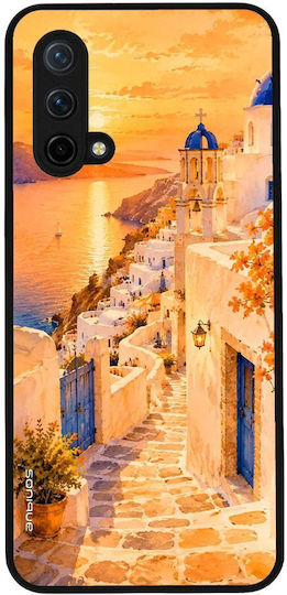 Калъф Sonique Greek Island Muse Series OnePlus Nord CE 5G Залез В Оя