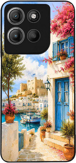 Sonique Case Greek Island Muse Series Motorola Moto G15 4G Moto G15 Power Rodian Harbor