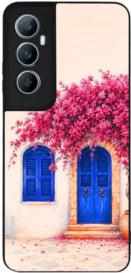 Sonique Greek Island Muse Series Realme C65 4g Pink Bougainvillea Case