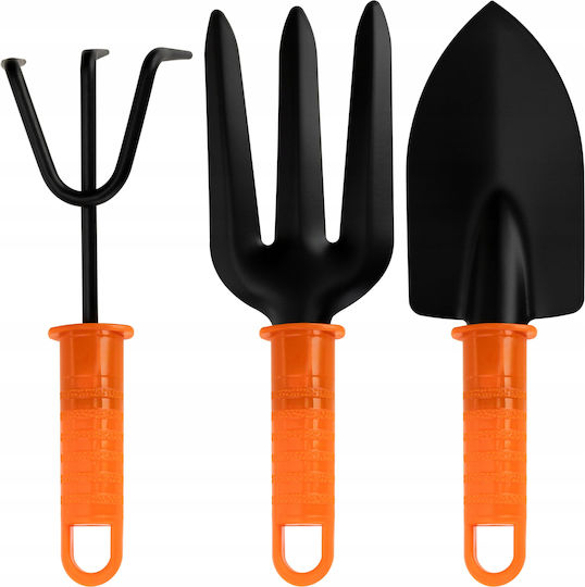 Garden Tool Set Rake Trowel Spade 3in1 Mini Garden Set