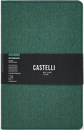 Castelli Milano Σημειωματάριο Ριγέ Πράσινο