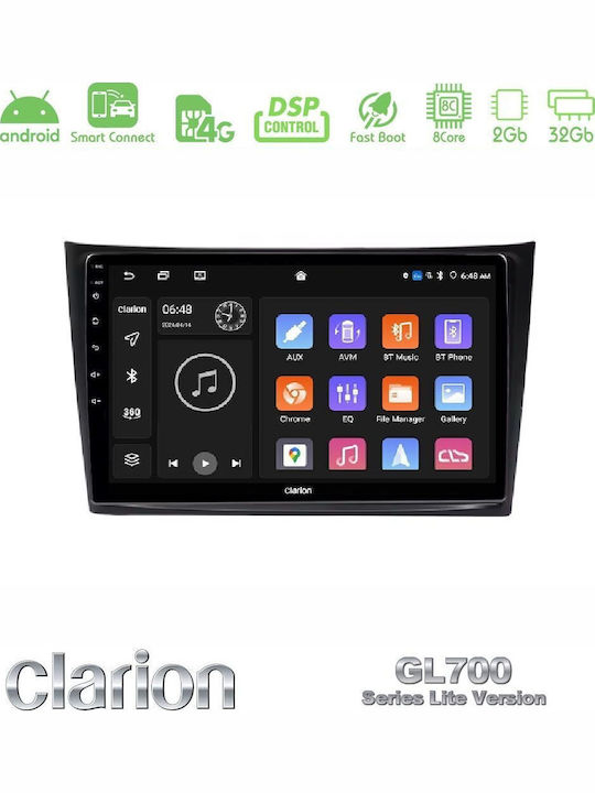 Clarion Car Audio System for Volvo XC 90 2006-2014 Bluetooth USB WiFi GPS Apple CarPlay Android Auto with 10" Touch Screen