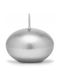 PartyDeco Dekoratives Silber Kerze