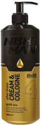 Nishman After Shave Cream Cologne 04 Gold One Shaving Cream 400ml Nishman After Shave Cream Cologne 04 Gold One Shaving Cream 400ml