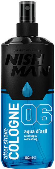 NISHMAN Aftershave Cologne 06 Aqua D'asil Cologne Wasser 100ml