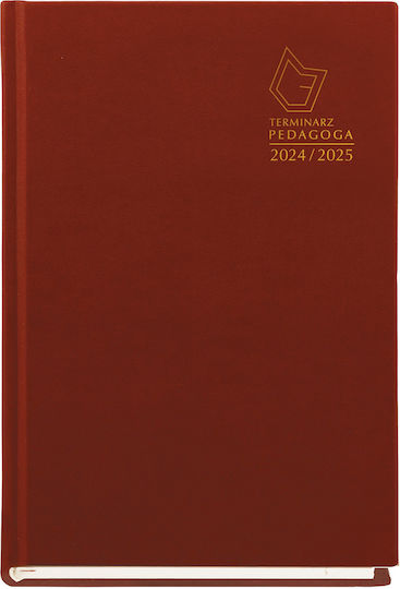 Michalczyk i Prokop Daily Academic Planner 2024 / 2025 Burgundy