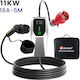 Junsun Portable Three-Phase 11kW Charger With Built-in 5m Type 2 Cable