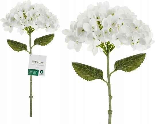 Künstliche Hortensie Weiß Hochzeits Kommunion Mittelpunktdekoration 35cm