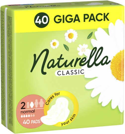 Naturella Classic Normal Size 1 Sanitary Pads Wings 40 Pcs