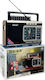 M909S Retro Portable Solar Radio with Bluetooth...