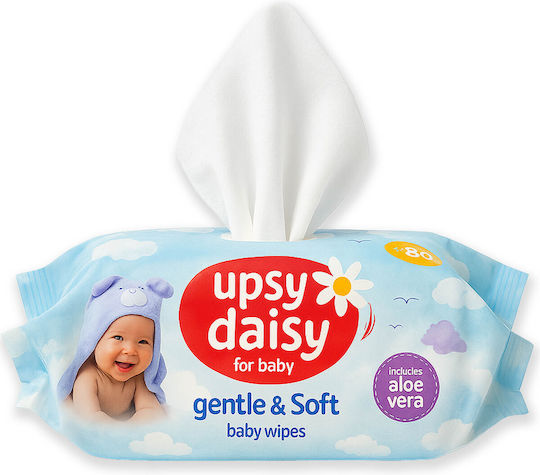 Moisturizing Υποαλλεργικά Μωρομάντηλα χωρίς Οινόπνευμα & Parabens 80τμχ