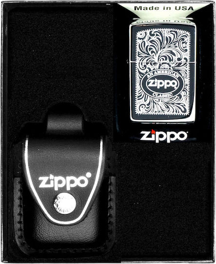 Zippo Αντιανεμικός Αναπτήρας Φλόγας σε Μπεζ χρώμα