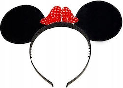 Black Headband Polka Dot Bow Mouse Ears Kraszek Birthday Bachelorette