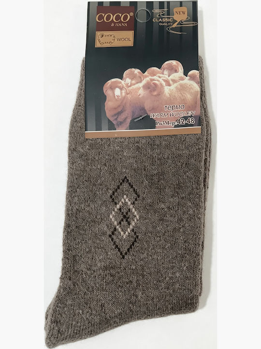 Coco&Hana Herren Braun Socken