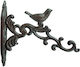 Rustic Cast Iron Bird Bracket