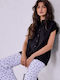 Celestino Women's Viscose Shirt Black
