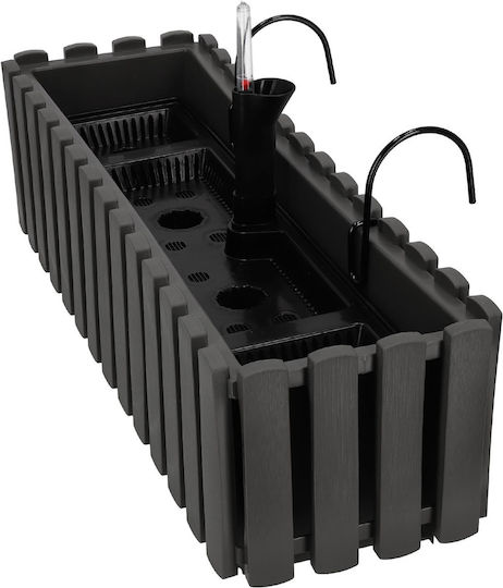 Kotarbau Hölzerner Pflanzgefäß Grau 60cm