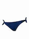 Bikini Slip με Κορδονάκια Royal Blue