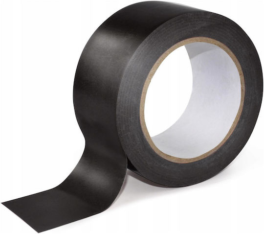 Allcolor Markierungsband aus Kunststoff in Schwarz Farbe Länge 33m