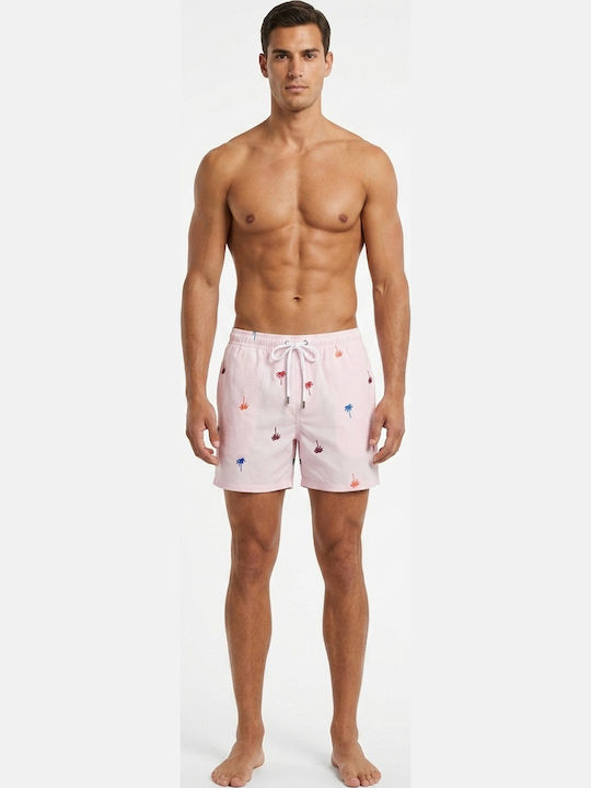 Costum De Baie Bărbați Bermude Roz