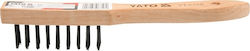 Besenbinder Stahl Draht 5 Reihen Holzgriff Yt-6359 Yato