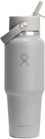 Hydro Flask Бутилка Термос Неръждаема Стомана 950ml Stainless Steel с Сламка