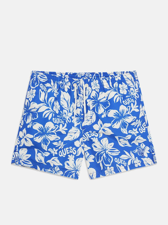 Guess Trunk Kids Swimwear Swim Shorts Blue