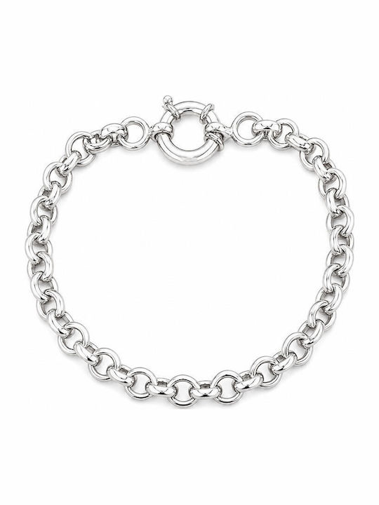Ios Damentrauring Handschelle aus Silber 19cm