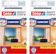 Tesa Moskitonetz Fenster mit Klebeband aus Poly...