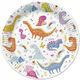 Dinosaur Dino Paper Plates 23cm 8pcs