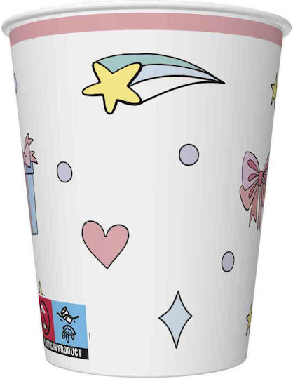 Set Plates Cups Tablecloth Unicorn