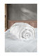 SteweHome Πάπλωμα Μονό με Γέμιση Microfiber 155x215εκ. Λευκό