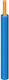 Geyer Power Cord with Cable Properties 1x4mm² in Blue Colour 1m