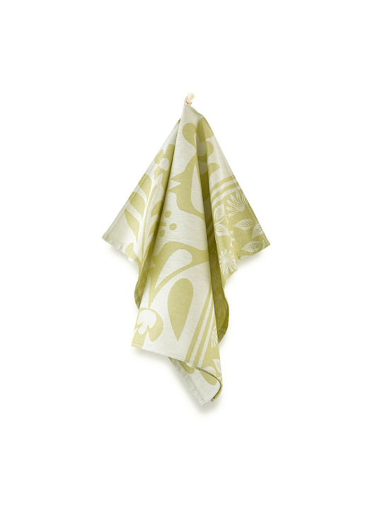Zwoltex Küchentuch aus 100% Baumwolle in Gelber Farbe 50x70cm