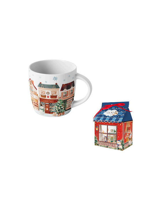 Weihnachtlicher Becher Weiß Weihnachtlicher Becher Weiß