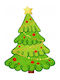 Party Pal Set Christmas Napkins Trees 30.8x23cm 10 Pieces