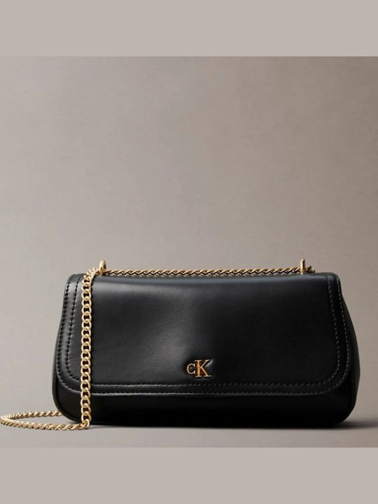 Calvin Klein Γυναικεία Τσάντα Ώμου Μαύρη