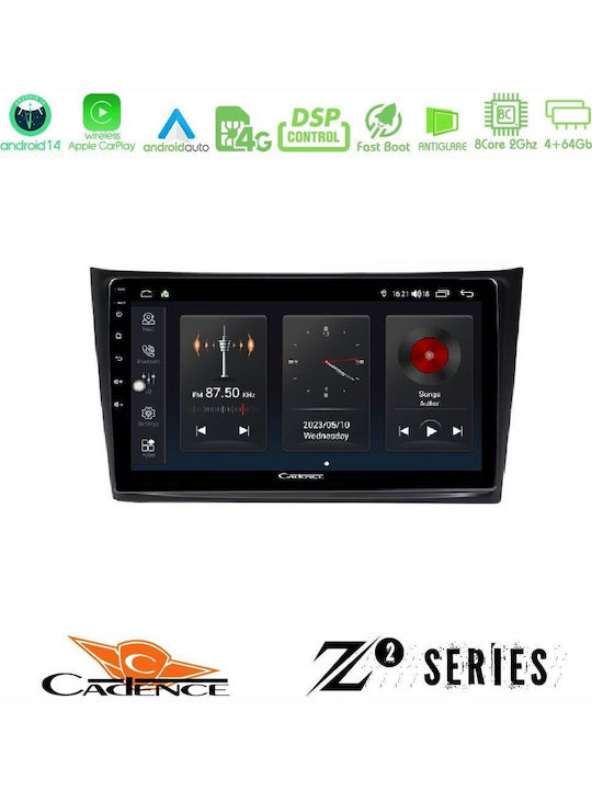 Cadence Car Audio System for Volvo XC 90 2006-2014 Bluetooth USB WiFi GPS Apple CarPlay Android Auto with 10" Touch Screen