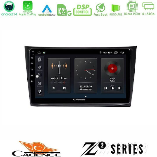 Cadence Car Audio System for Volvo XC 90 2006-2014 Bluetooth USB WiFi GPS Apple CarPlay Android Auto with 10" Touch Screen