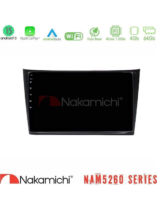 Nakamichi Car Audio System for Volvo XC 90 2006-2014 Bluetooth USB AUX WiFi GPS Apple CarPlay Android Auto with 10" Touch Screen