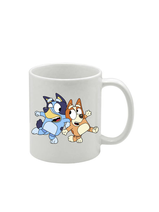 Λευκή Κούπα Bluey