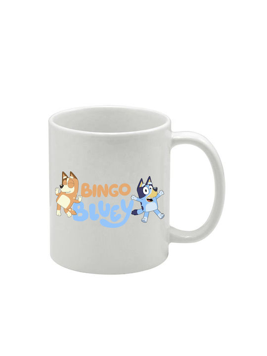 Λευκή Κούπα Bluey