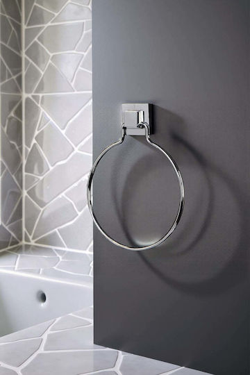 SteweHome Suport Montat Pe Perete cu Autocolant Inox Alb SteweHome Suport Montat Pe Perete cu Autocolant Inox Alb