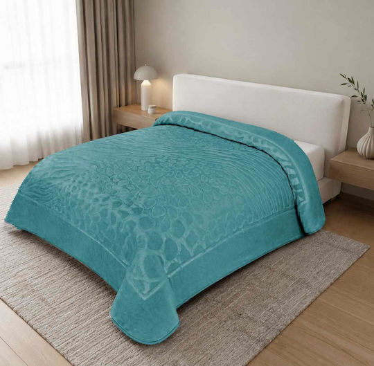 Linea Home Forza Super Double Blanket 220x240cm Petrol Blue Linea Home Forza Super Double Blanket 220x240cm Petrol Blue