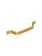 Domax Möbelgriff aus Metallisch in Gold Farbe 200mm (Lochabstände 200mm)