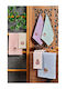 SteweHome Kitchen Towel Made of 100% Cotton in Pink Colour 40x60cm 6 Pieces