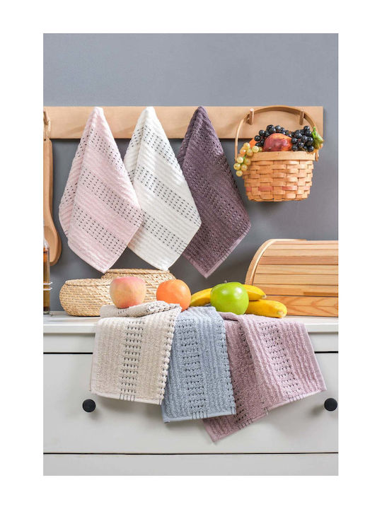SteweHome Kitchen Towel Made of 100% Cotton 30x50cm 6 Pieces
