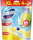 Domestos Block Λεκάνης με Άρωμα Λεμόνι 4x50gr