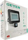 Geyer Waterproof LED Flood Light 50W Natural White 4000K With Motion Sensor IP65