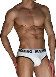 Macho Underwear Мъжки Секси Слип Бял
